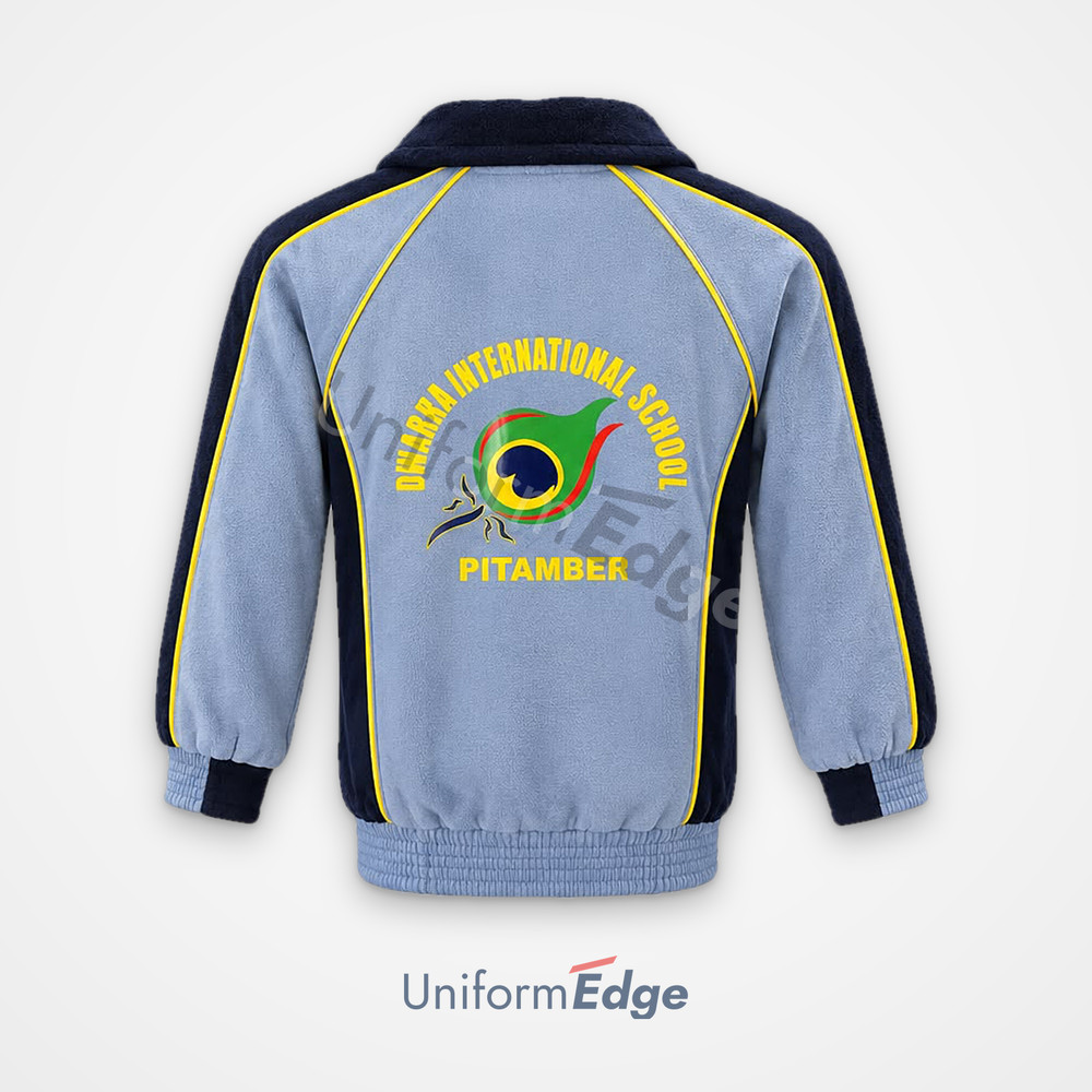Dwarka International School - Jacket House - Yellow - back