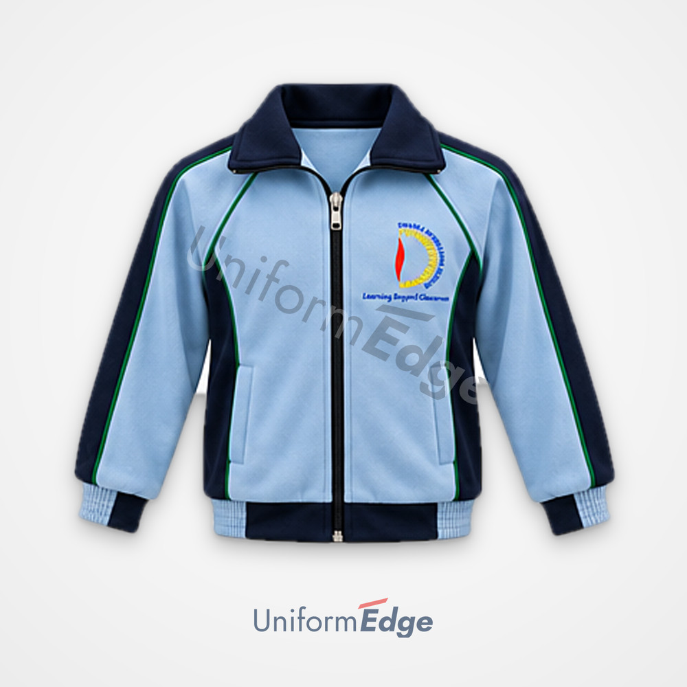 Dwarka International School - Jacket House - Green - back