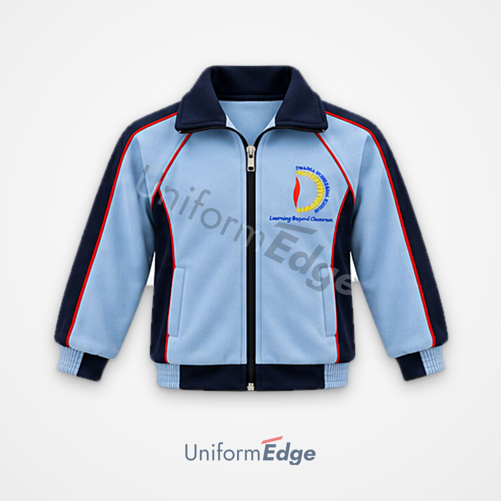 Dwarka International School - Jacket House - Red - back