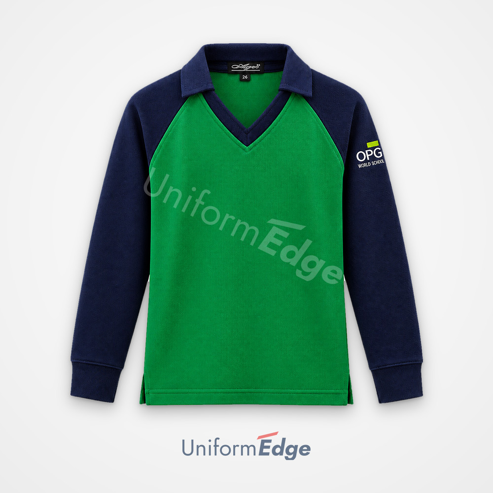 O P G World School - T-Shirt House - Green