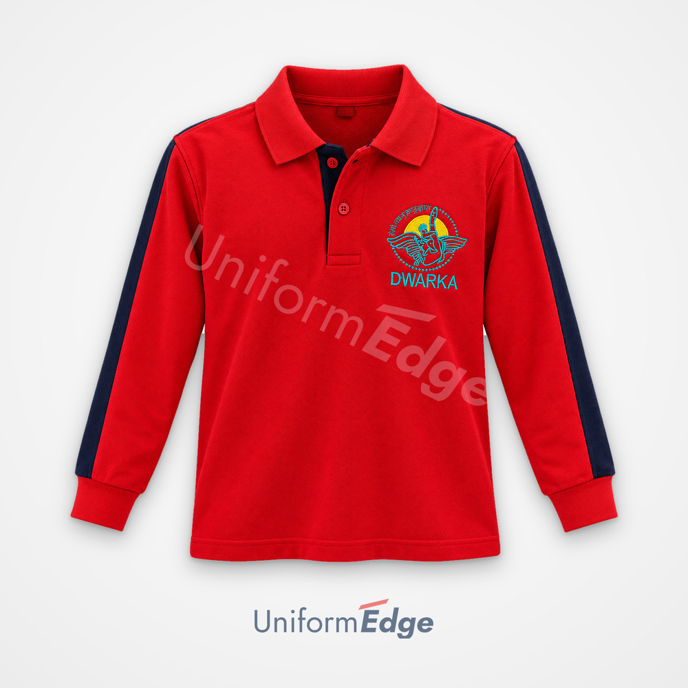 Bal Bharti Public School - T-Shirt Red J.R.